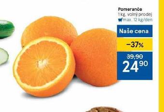 Tesco Pomeranče nabídka