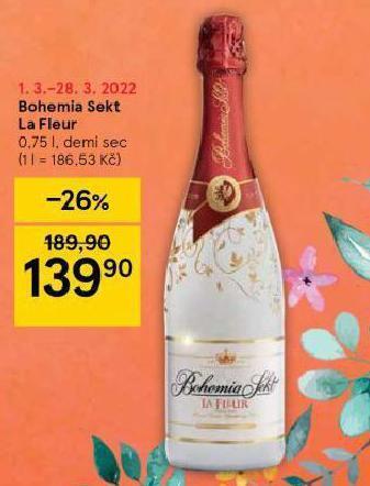 Tesco Bohemia sekt la fleur nabídka