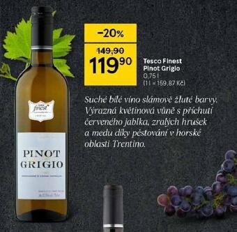 Tesco Tesco finest pinot grigio nabídka