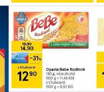 Tesco Opavia bebe rodinné nabídka