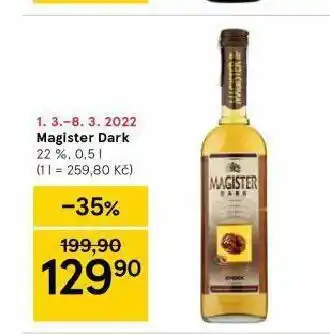 Tesco Magister dark nabídka