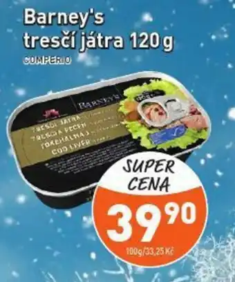 Barney's tresčí játra 120g