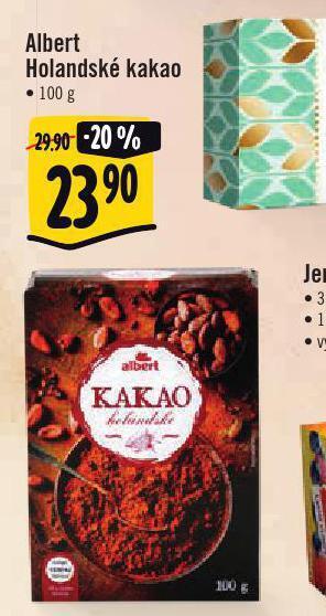 Jip Albert holandské kakao nabídka