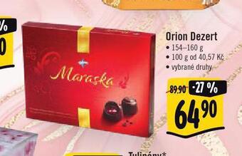 Jip Orion dezert nabídka