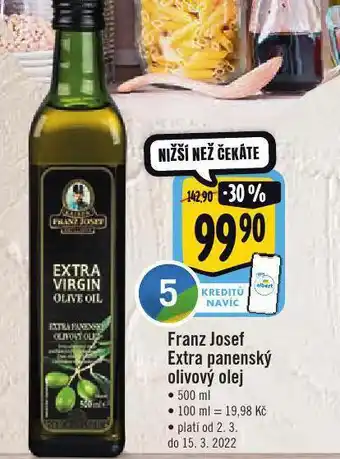 Jip Franz josef extra paneneský olivový olej nabídka