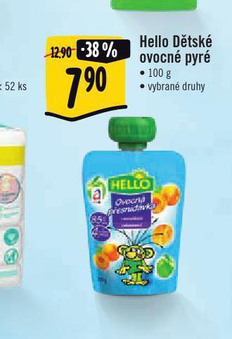 Jip Hello dětské ovocné pyré nabídka