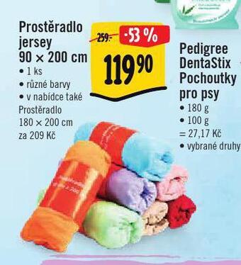 Prostěradlo jersey 90 x 200 cm