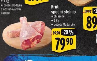 Albert Krůtí spodní stehno nabídka