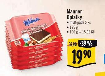 Albert Manner oplatky nabídka