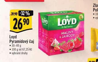 Albert Loyd pyramidový čaj nabídka