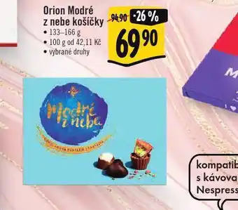 Albert Orion modré z nebe košíčky nabídka