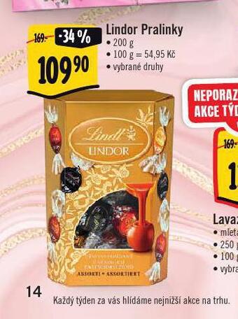 Albert Lindor pralinky nabídka
