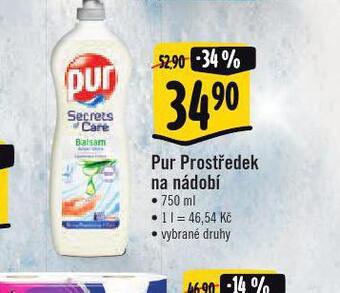 Albert Pur prostředek na nádobí nabídka