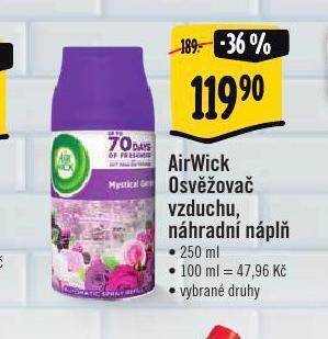 Albert Airwick osvěžovač vzduchu nabídka