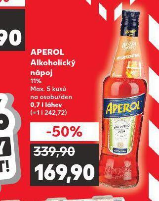 Kaufland Aperol nabídka