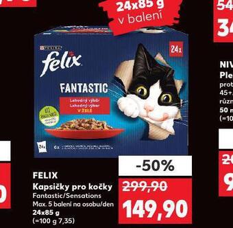 Kaufland Felix kapsičky pro kočky nabídka