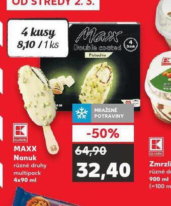 Kaufland Maxx nanuk nabídka