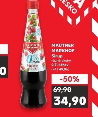 Kaufland Mautner markhof sirup nabídka