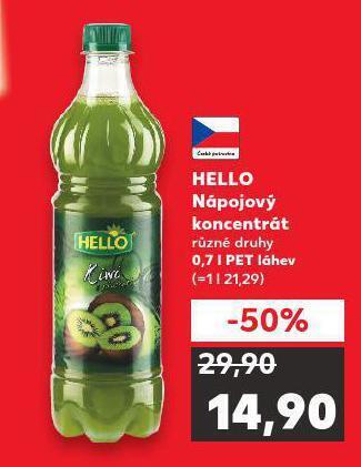 Hello nápojový koncentrát