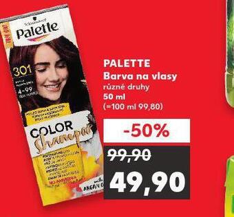 Kaufland Palette barva na vlasy nabídka