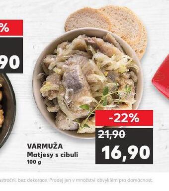 Kaufland Matjesy s cibulí nabídka