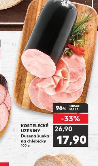 Kaufland Dušená šunka na chlebíčky nabídka