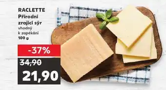 Kaufland Raclette přírodní zrající sýr nabídka