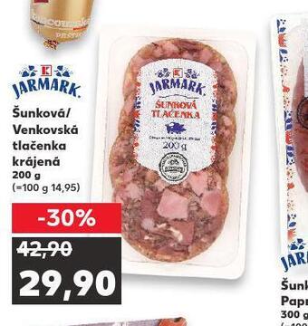 Kaufland Šunková / venkovská tlačenka krájená nabídka