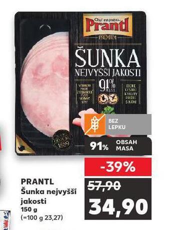 Kaufland Šunka nejvyšší jakosti nabídka