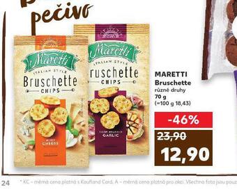 Kaufland Maretti bruschette nabídka