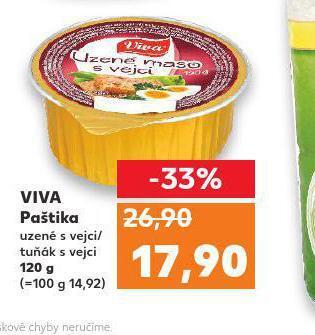 Kaufland Viva paštika nabídka
