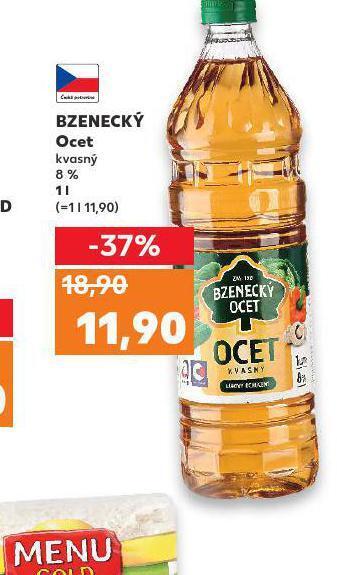 Kaufland Bzenecký ocet kvasný 8% nabídka
