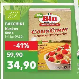 Kaufland Bacchini kuskus nabídka
