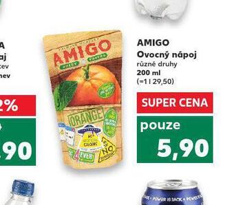 Kaufland Amigo ovocný nápoj nabídka