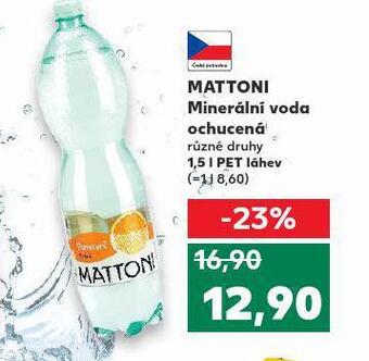 Kaufland Mattoni ochucená nabídka