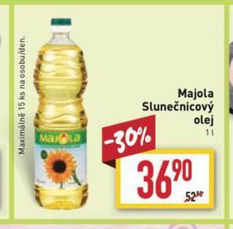 Billa Majola slunečnicový olej nabídka