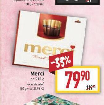 Billa Merci nabídka