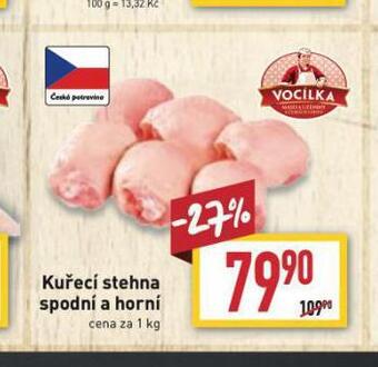 Billa Kuřecí stehna spodní a horní nabídka