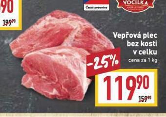 Billa Vepřová plec bez kosti nabídka