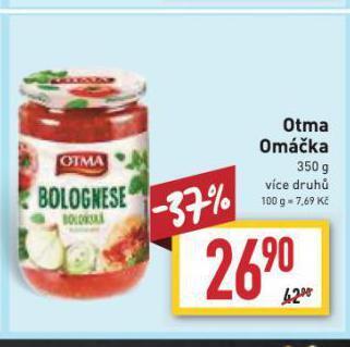 Billa Otma omáčka nabídka