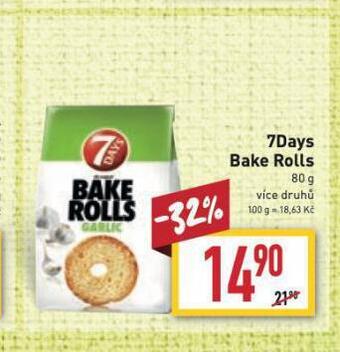 Billa 7days bake rolls nabídka
