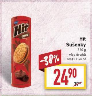Billa Hit sušenky nabídka