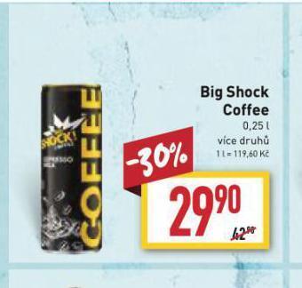Billa Big shock coffee nabídka