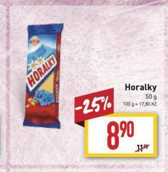 Billa Horalky nabídka