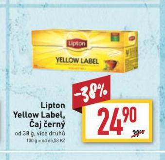 Billa Lipton čaj nabídka