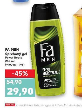 Kaufland Fa men sprchový gel nabídka