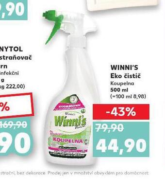 Kaufland Winni´s eko čistič nabídka