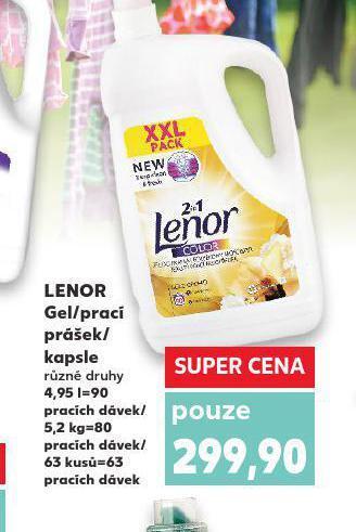 Kaufland Lenor prací prostředek nabídka
