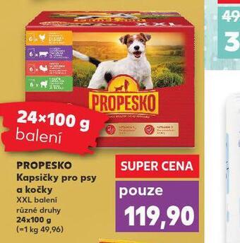 Kaufland Propesko kapsičky pro psy nabídka
