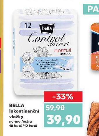 Kaufland Bella inkontinenční vložky nabídka